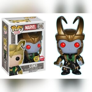 Funko Marvel Loki Fugitive Toys Exclusive Frost Giant Glow in fhe Dark Figure